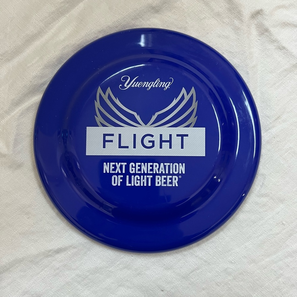 Yuengling Frisbee Flight Next Generation Of Light Beer NEW Wings Blue White 7.5"